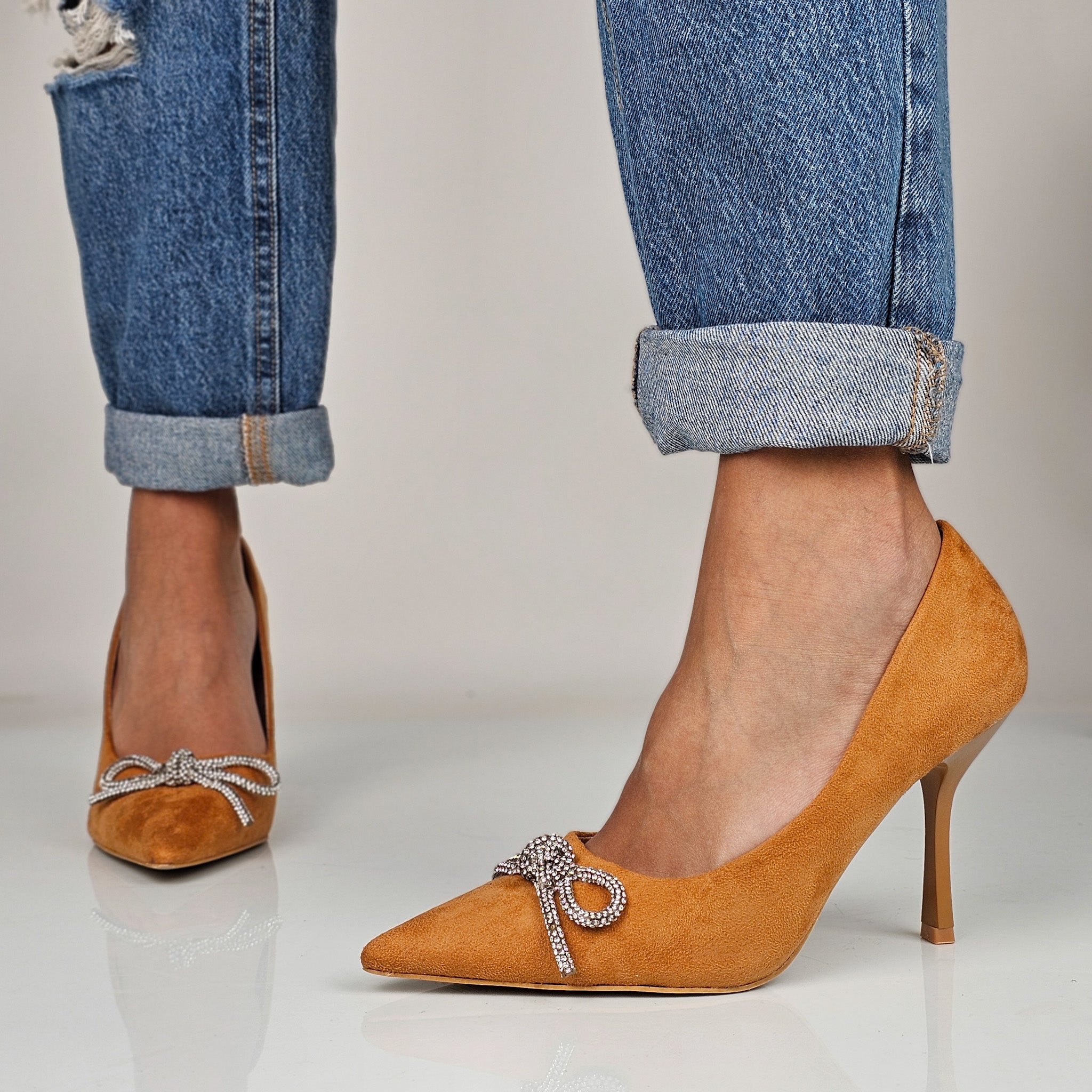 Charline - Decollette Fiocco Strass