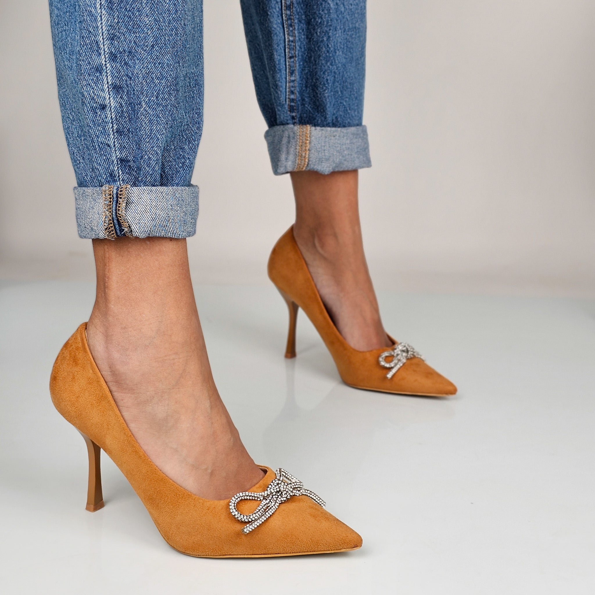 Charline - Decollette Fiocco Strass