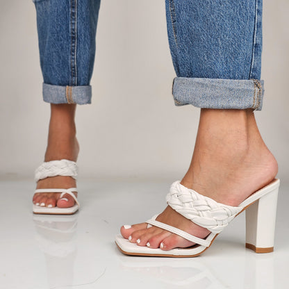 Rebecca - Sandali Infradito Con Tacco