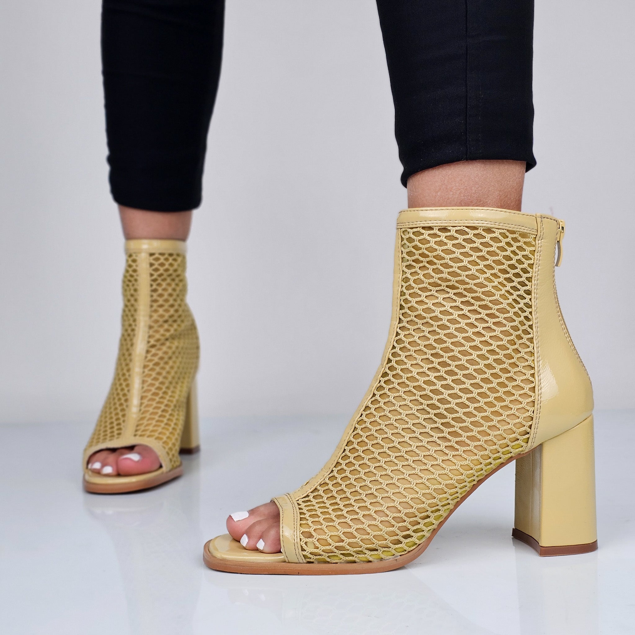 Priscilla - Tronchetti Opentoe Rete