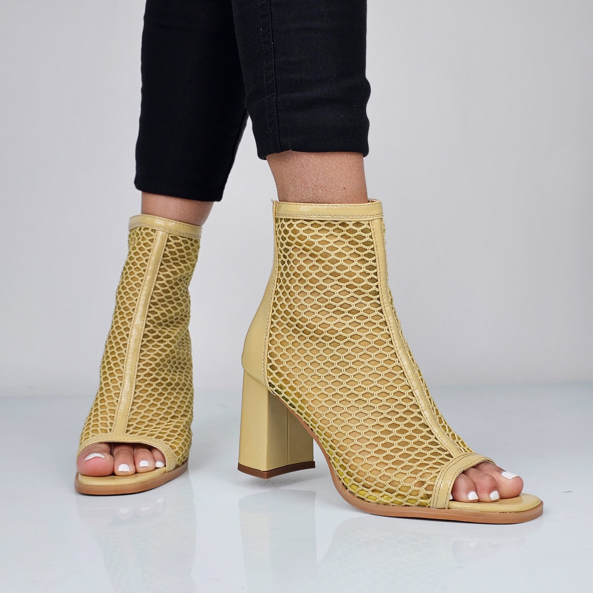 Priscilla - Tronchetti Opentoe Rete