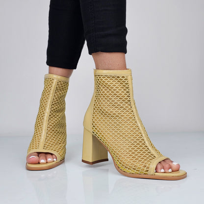 Priscilla - Tronchetti Opentoe Rete