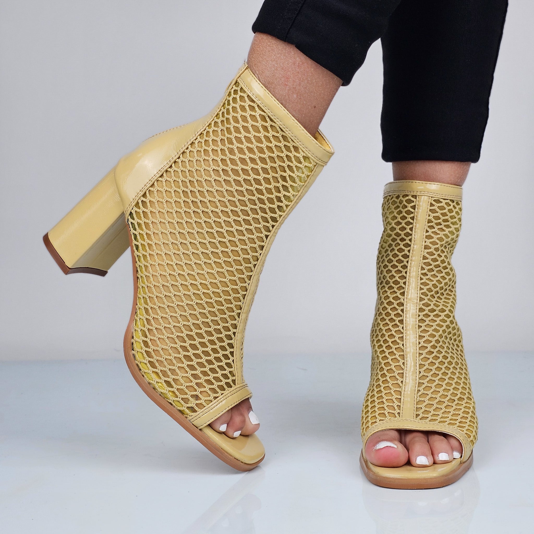 Priscilla - Tronchetti Opentoe Rete