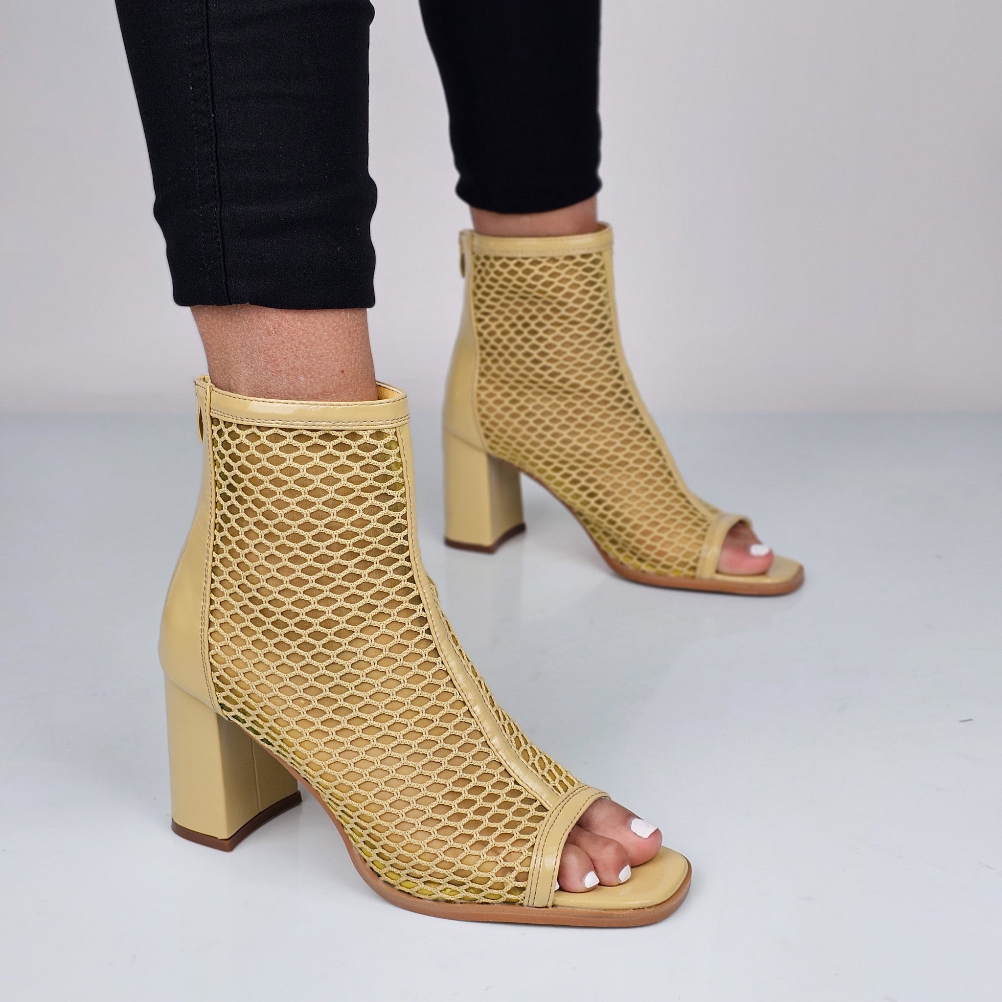 Priscilla - Tronchetti Opentoe Rete