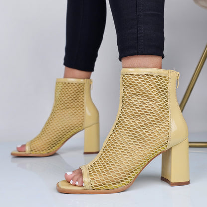 Priscilla - Tronchetti Opentoe Rete