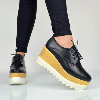 Linda - Stringate Donna Con Platform