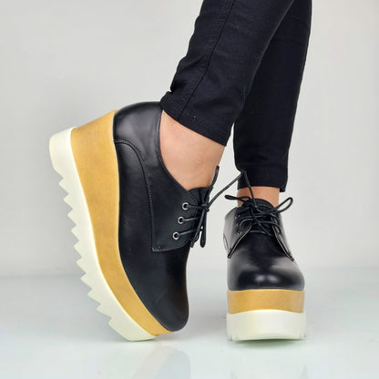 Linda - Stringate Donna Con Platform