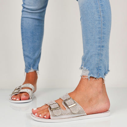 Peachy - Ciabattine Strass