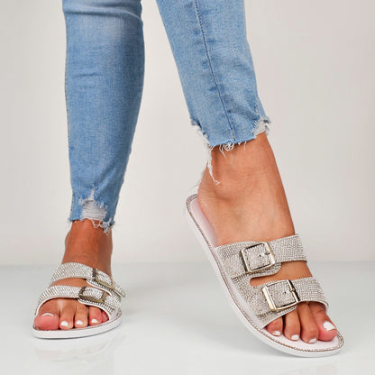 Peachy - Ciabattine Strass