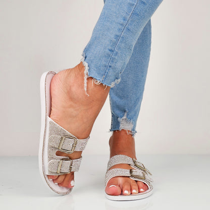 Peachy - Ciabattine Strass
