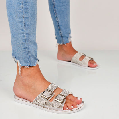 Peachy - Ciabattine Strass