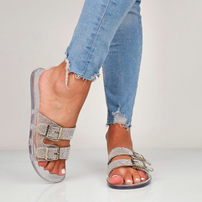 Peachy - Ciabattine Strass