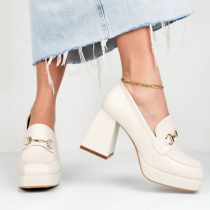 Silvy - Mocassini Donna Con Tacco