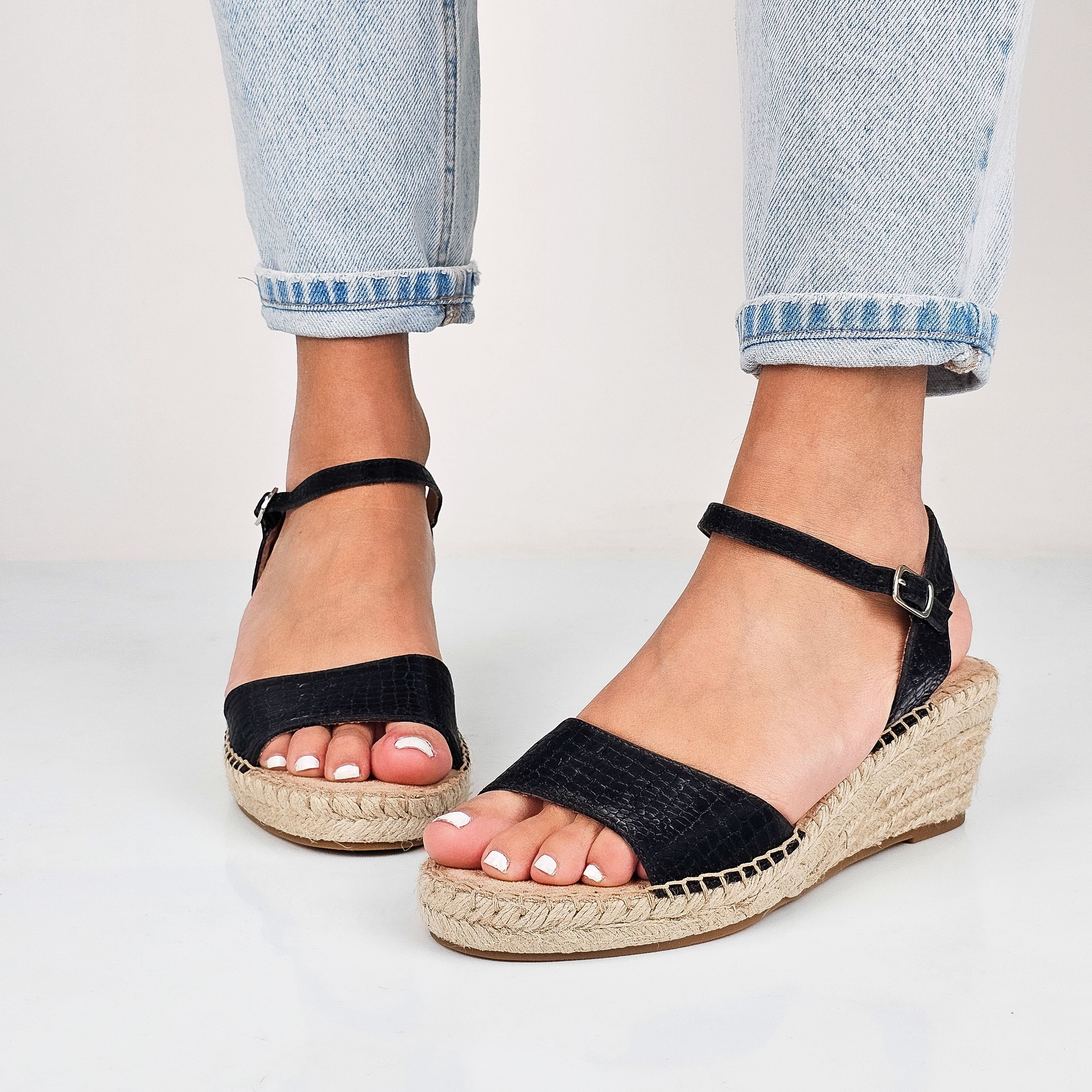 Molly - Sandali Donna Zeppa Corda