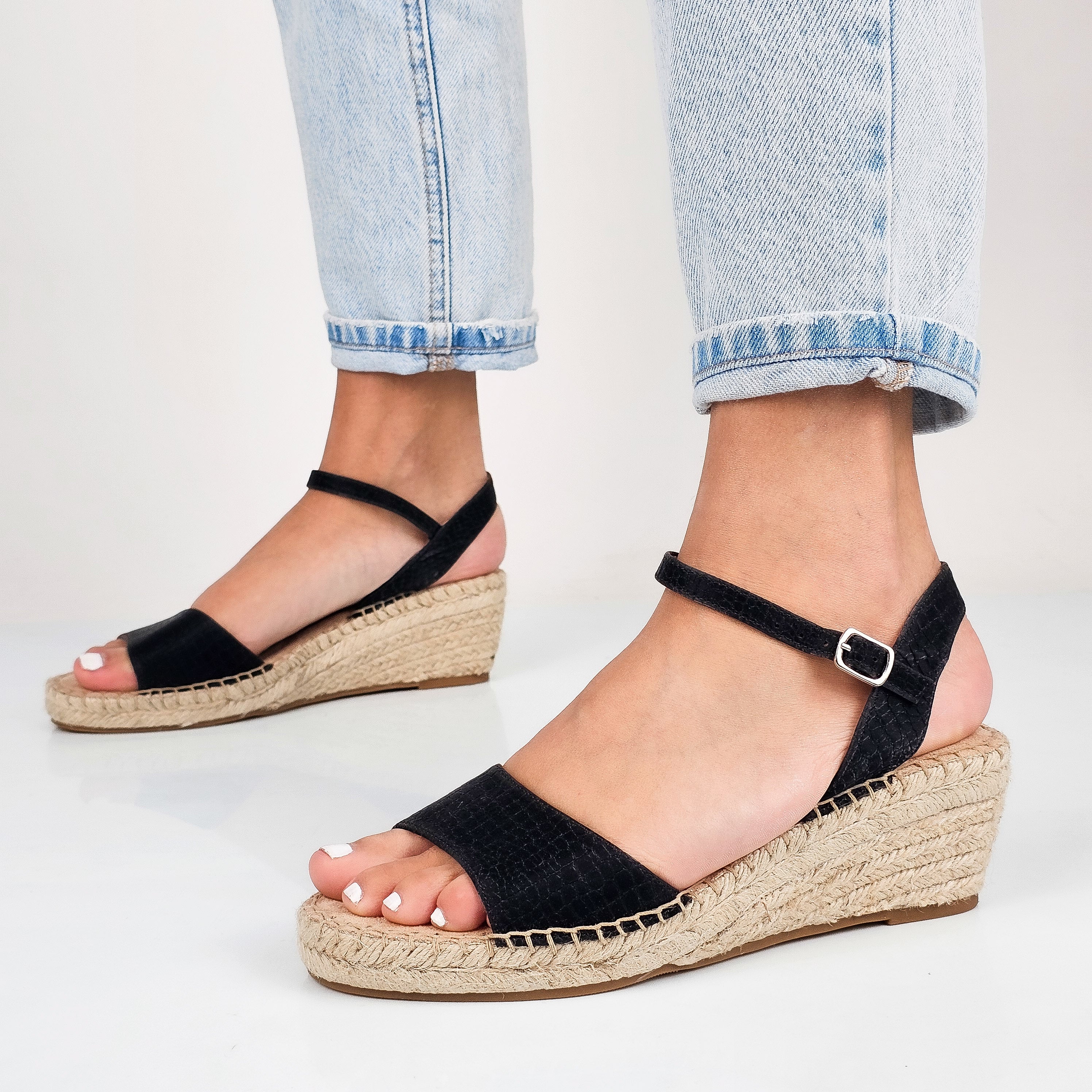 Molly - Sandali Donna Zeppa Corda