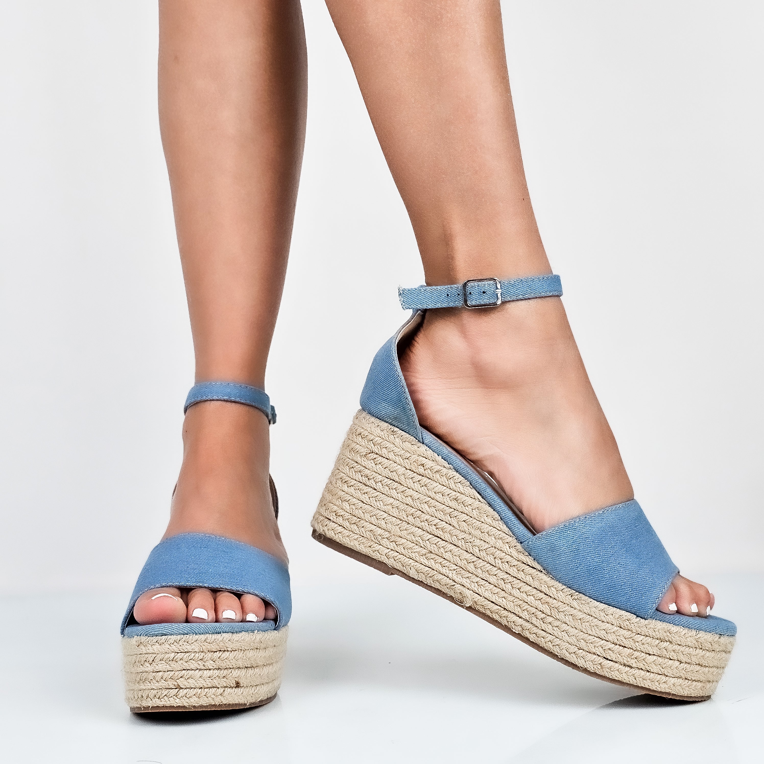 Marinella - Sandali Zeppa Corda