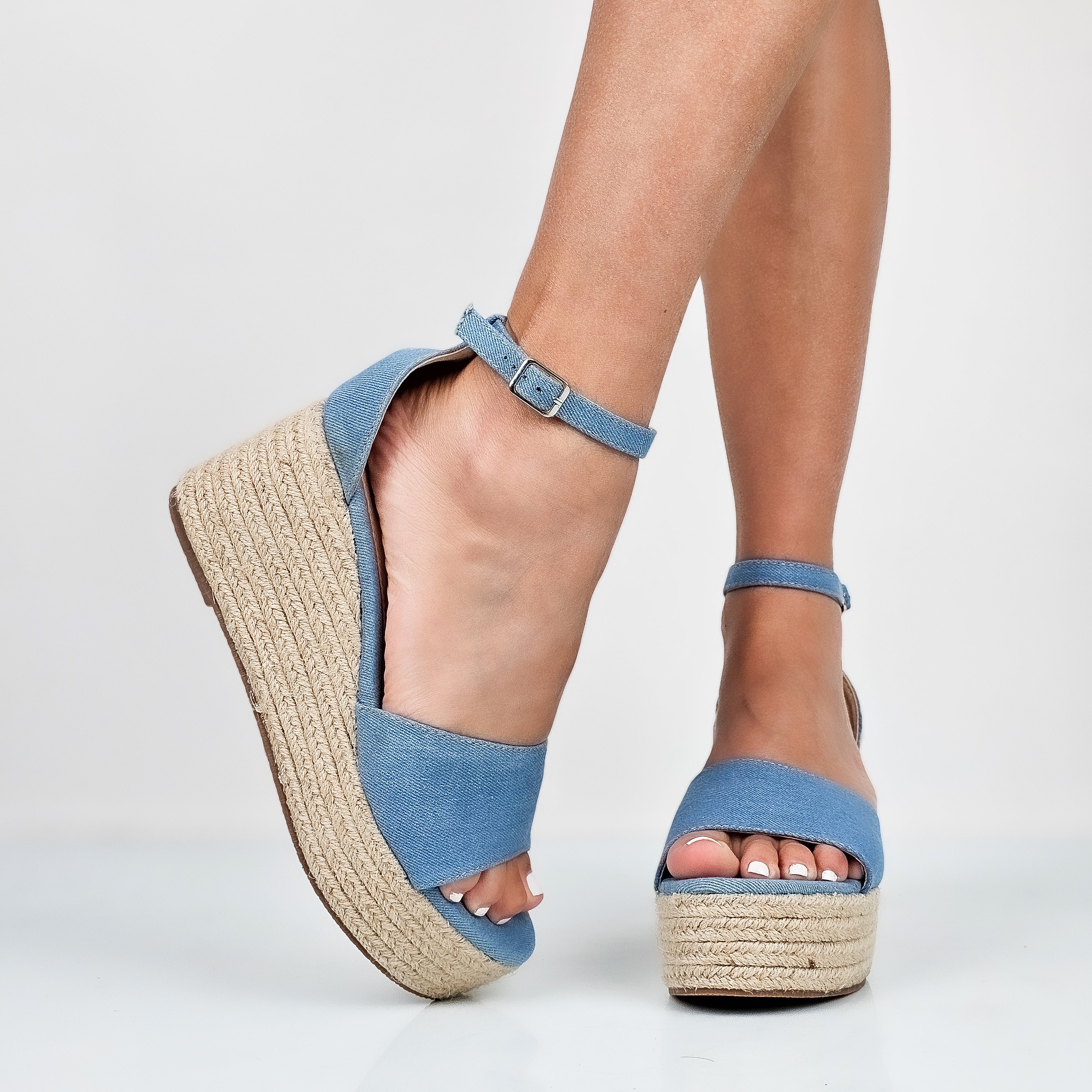Marinella - Sandali Zeppa Corda