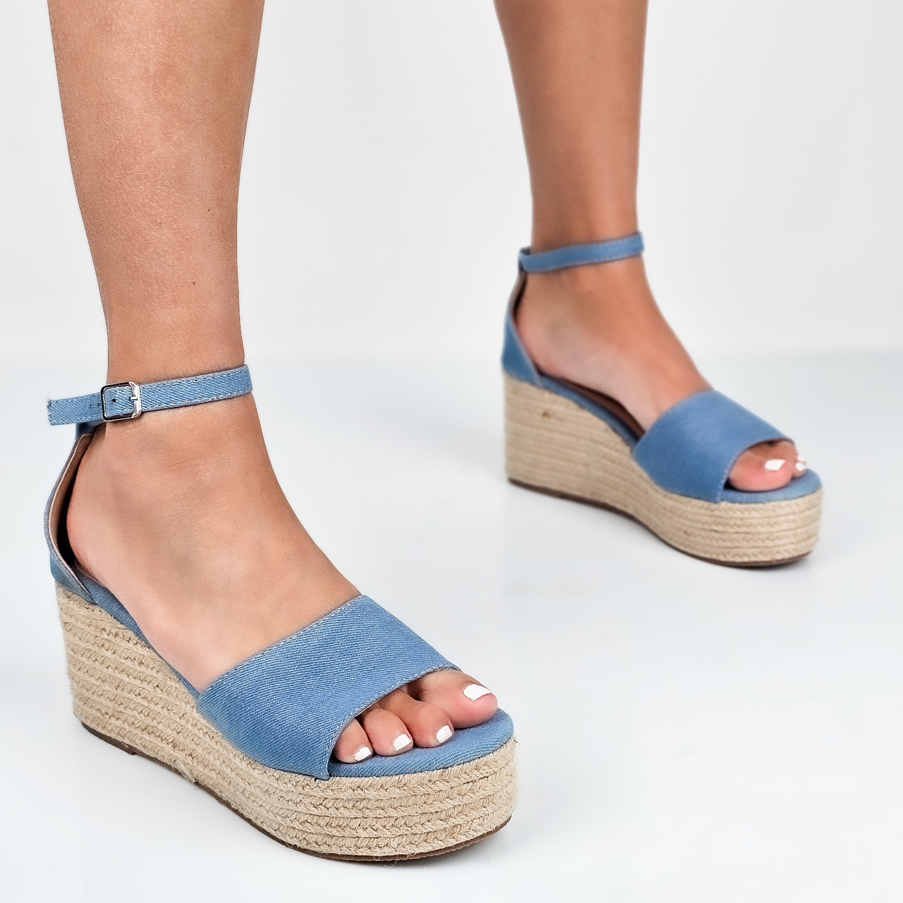 Marinella - Sandali Zeppa Corda