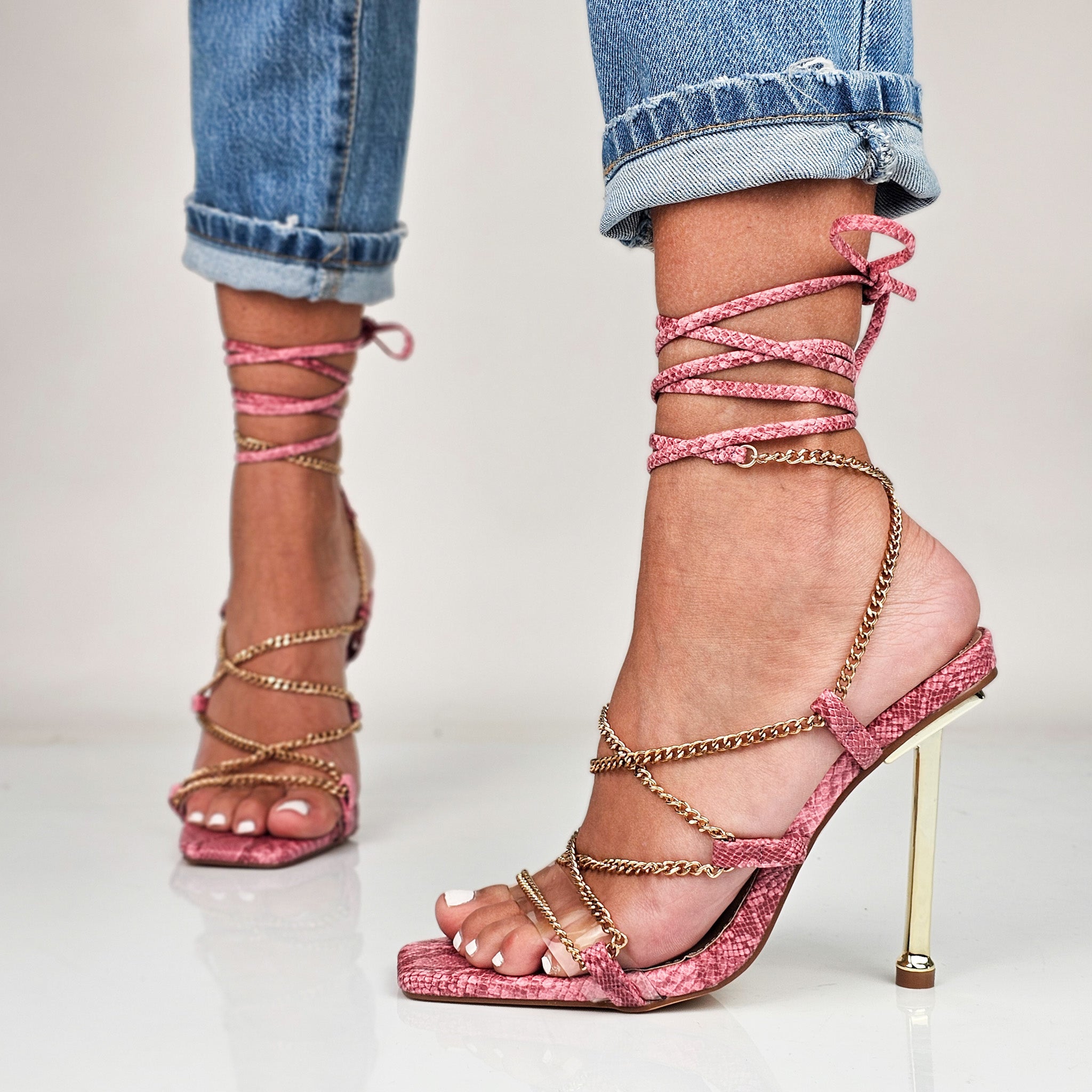 Lessah - Sandali Donna Tacco Stiletto