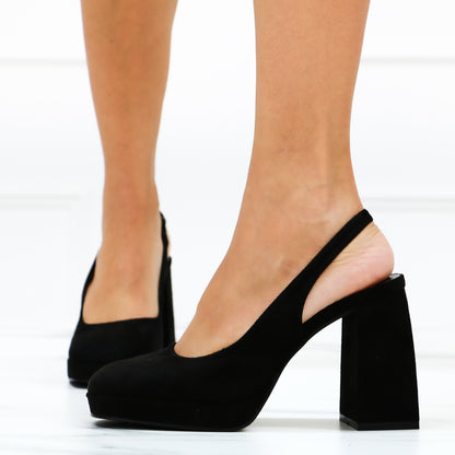 Soledad - Decollette Sling Back Tacco Largo