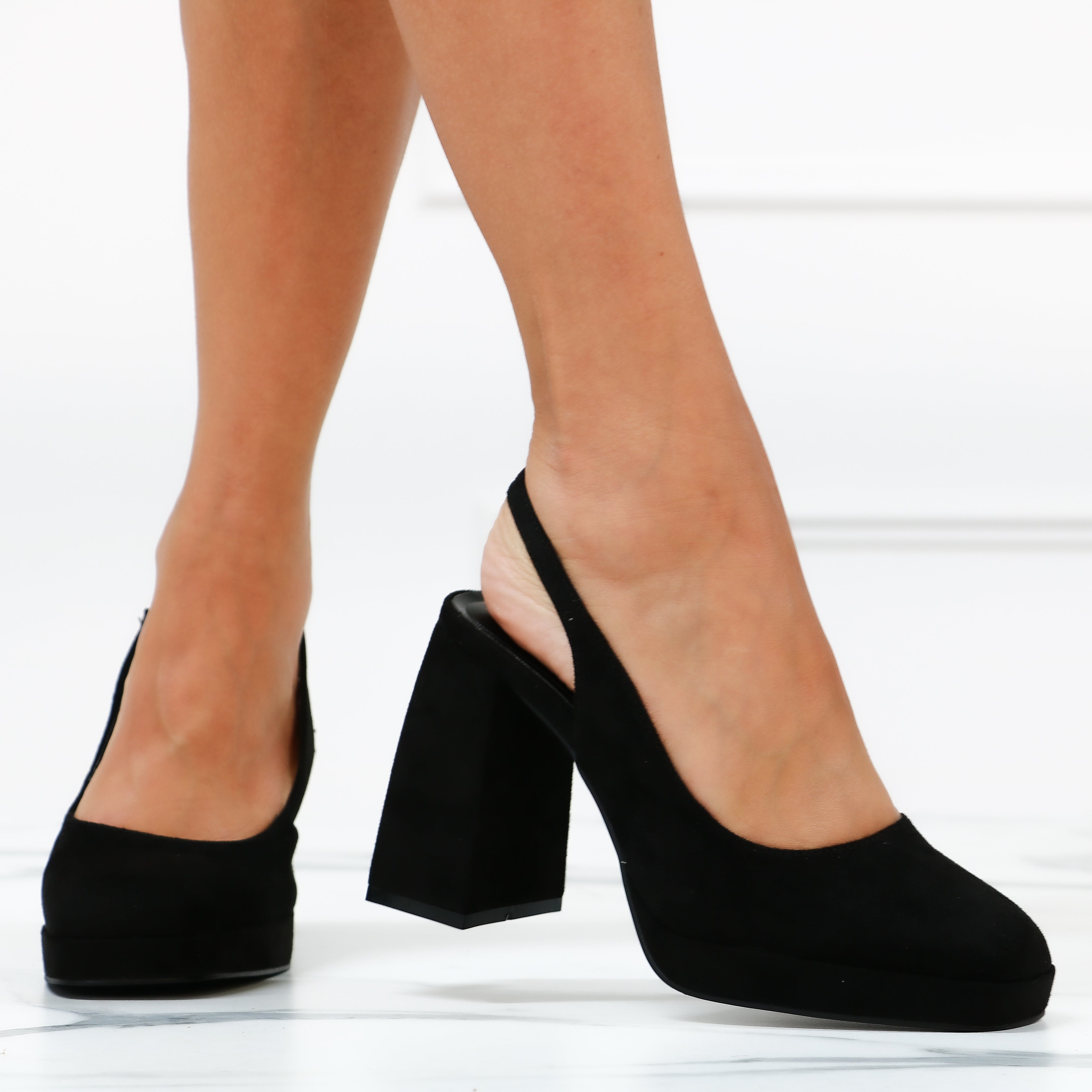 Soledad - Decollette Sling Back Tacco Largo