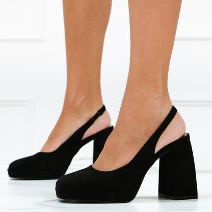 Soledad - Decollette Sling Back Tacco Largo