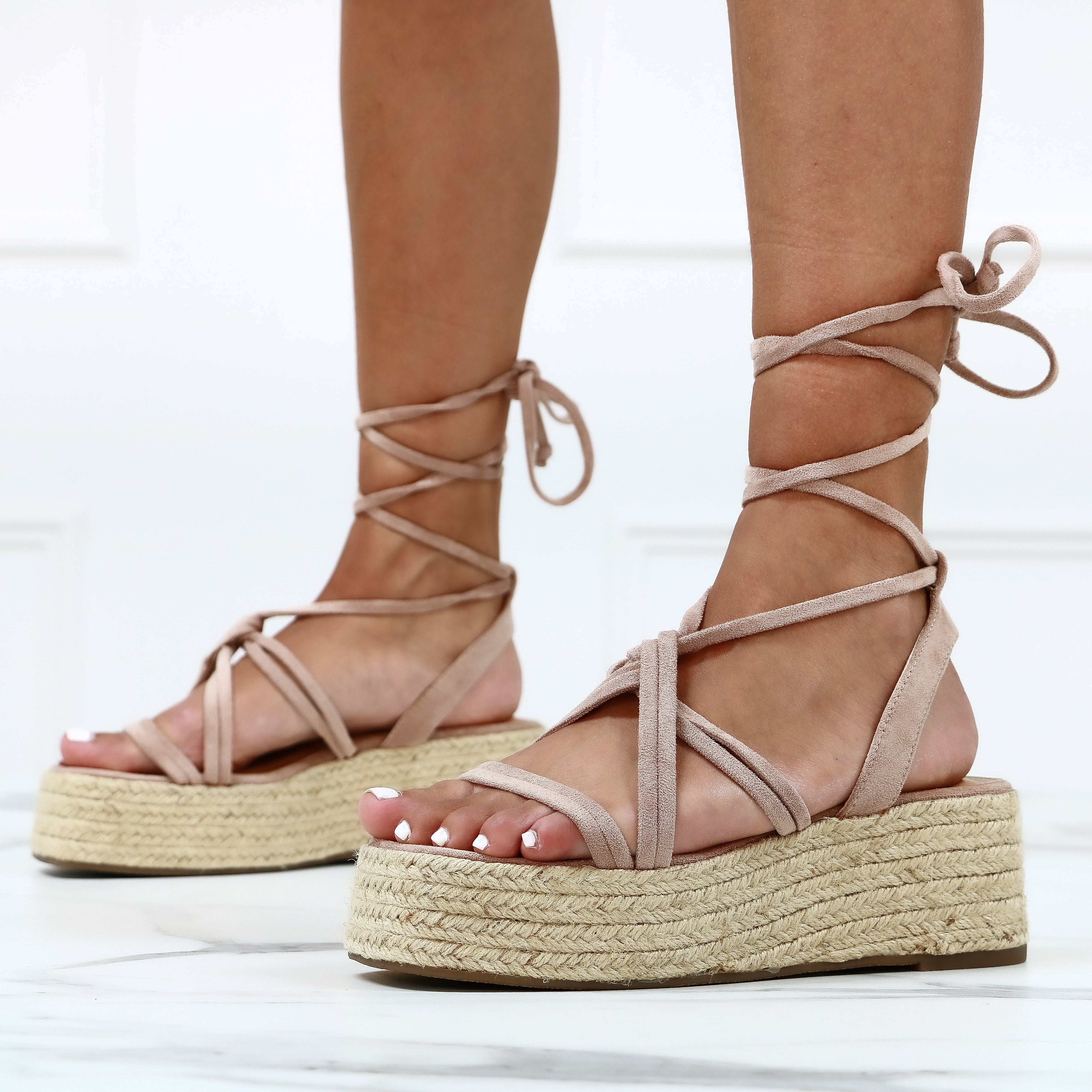 Unique - Sandali Donna Zeppa Corda